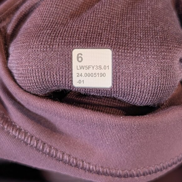 Lululemon Wunder Train Mesh HR Tight 25” Grape Thistle Purple Women's 6 NWT New - Picture 12 of 12